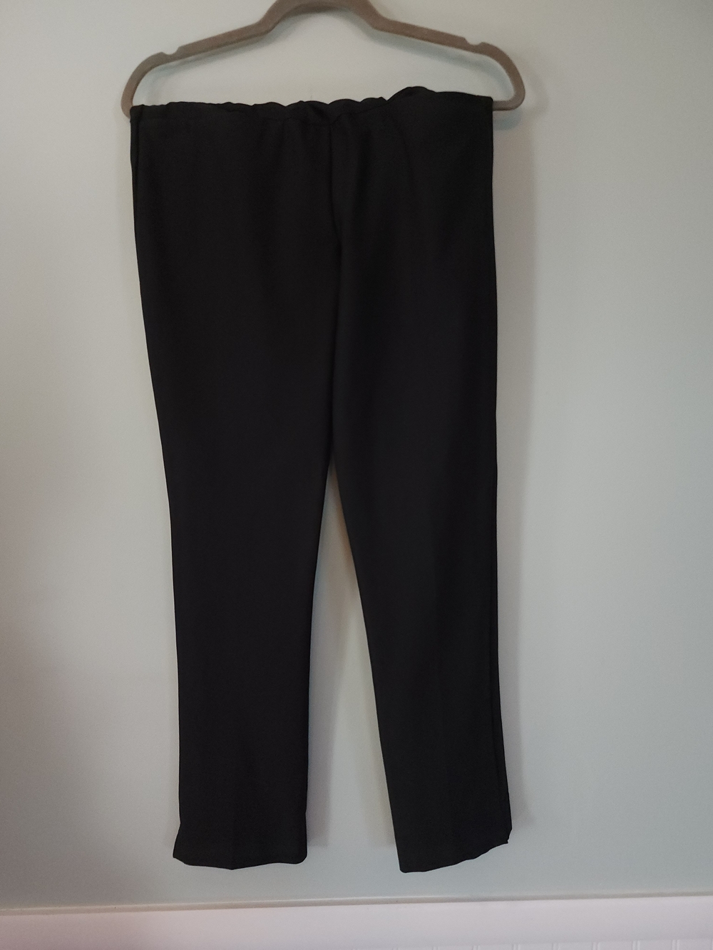 Tail Black Straight-Leg Dress Pants